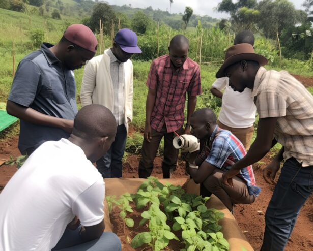 Working as an Agricultural engineer Atelier de formation agronomique sur le terrain