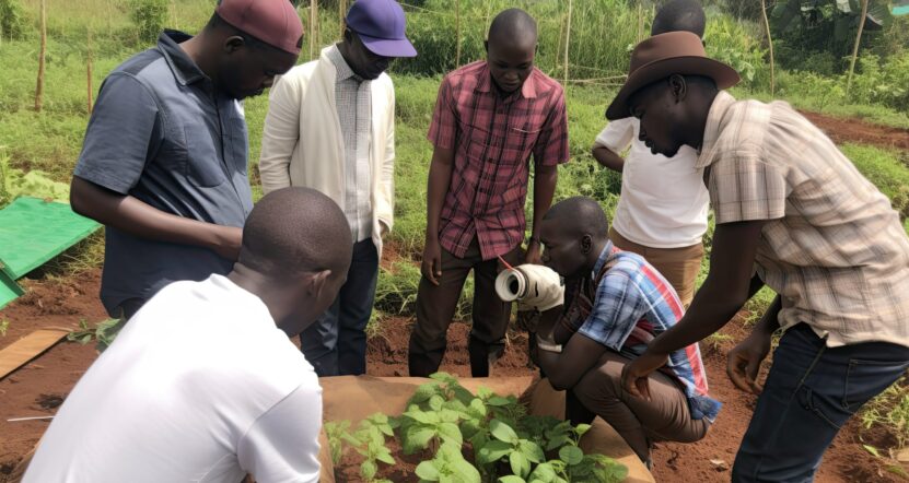 Working as an Agricultural engineer Atelier de formation agronomique sur le terrain